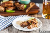 Crispy Baked Thai Peanut Chicken Wings Recipe