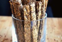 Crispy Quinoa Cracker Sticks — Gluten-Free Vegan Snack