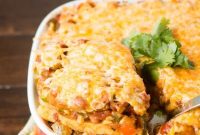 Vegetarian Polenta Enchilada Lasagna Recipe