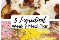 April 5 Weekly Meal Plan: Simple Recipes & Grocery List