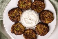 Crispy Air Fryer Zucchini Fritters Recipe