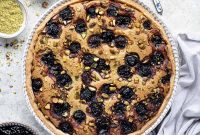 Vegan Pistachio and Cherry Frangipane Tart Recipe