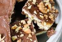 Classic Cracker Toffee Recipe with Crunchy Caramel Topping