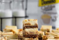 Salted Caramel Swirl Cheesecake Bars Recipe for Parties