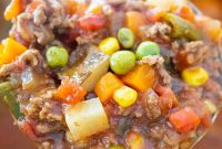 Hearty Ground Beef and Vegetable Soup Recipe