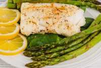 Garlic Butter Cod with Roasted Asparagus — Quick Weeknight Dinner