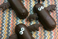 Halloween Twinkie Chocolate Bat Treats