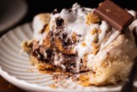 S’mores Cinnamon Rolls with Gooey Chocolate & Toasted Marshmallow