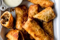 Philly Cheesesteak Egg Rolls Recipe — Crispy Steak & Cheese Rolls