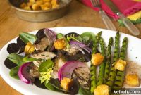 Mojo Chicken Salad with Crispy Cornbread Croutons