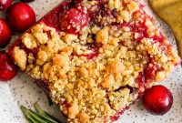 Cranberry Crumble Bars Recipe — Tart, Buttery Dessert Squares