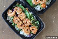 Hibachi-Style Shrimp Meal Prep Plan for flavorful weekly lunches