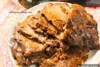 Juicy Boneless Ribeye Roast with Homemade Gravy Recipe