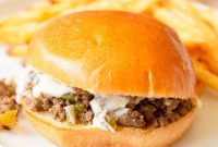 Philly Cheesesteak Sloppy Joes Recipe: Cheesy Steak Sandwich Twist