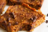 Chocolate Chip Pumpkin Oatmeal Breakfast Bars — Simple Recipe