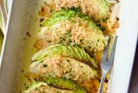 Garlic Parmesan Baked Cabbage: Crispy Roasted Cabbage Wedges