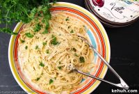 Creamy Fettuccine Alfredo Recipe with Garlic Parmesan Sauce