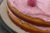 Low-Sugar Raspberry and Almond Birthday Cake Recipe
