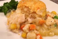 Classic Chicken Biscuit Pot Pie Recipe — Comforting One-Pan Meal