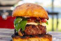 Italian-Style Kamado Joe Cheeseburgers with Herb Mozzarella