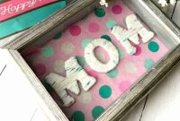 DIY Yarn-Covered Letters for Mother’s Day Gifts
