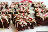 Mint Chocolate Peppermint Brownies Recipe for Holiday Treats