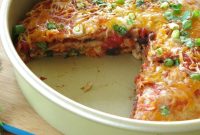 Stacked Burrito Pie: Cheesy Mexican Casserole Recipe