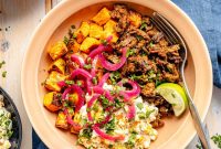 Street Corn & Sweet Potato Beef Bowl Recipe — Flavor-Packed Meal