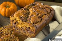 3-Ingredient Pumpkin Chocolate Chip Quick Bread