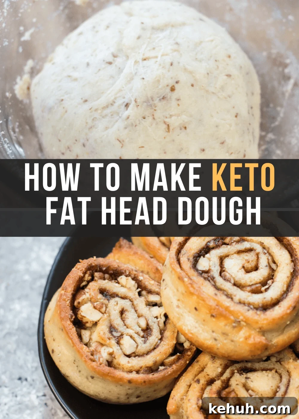 Keto Fat Head Dough Recipe with Step-by-Step Video 2 Learn how to make Keto Fat Head Dough perfect for keto pizzas, cinnamon rolls and more! This step by step tutorial will show you exactly how to make a crispy, delicious low carb crust!