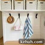 cooler bag hanging on a hook