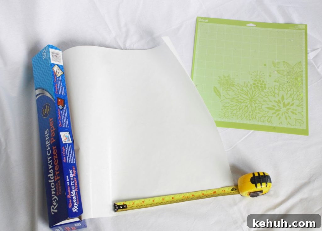 Make a Personalized Baby Blanket with Cricut and Freezer Paper 6 Cricut with Freezer Paper Baby Blanket