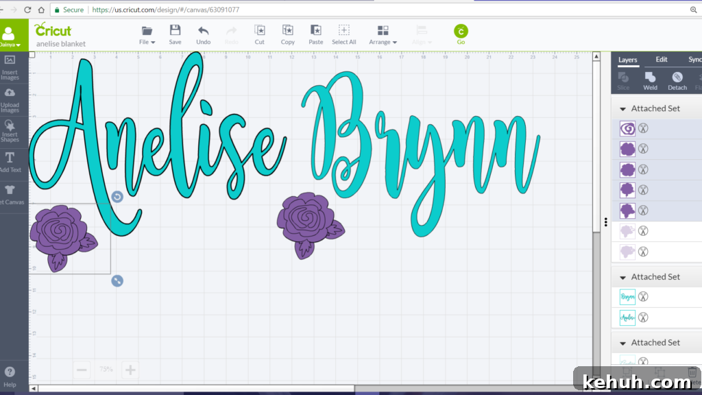 Make a Personalized Baby Blanket with Cricut and Freezer Paper 7 Cricut with Freezer Paper Baby Blanket