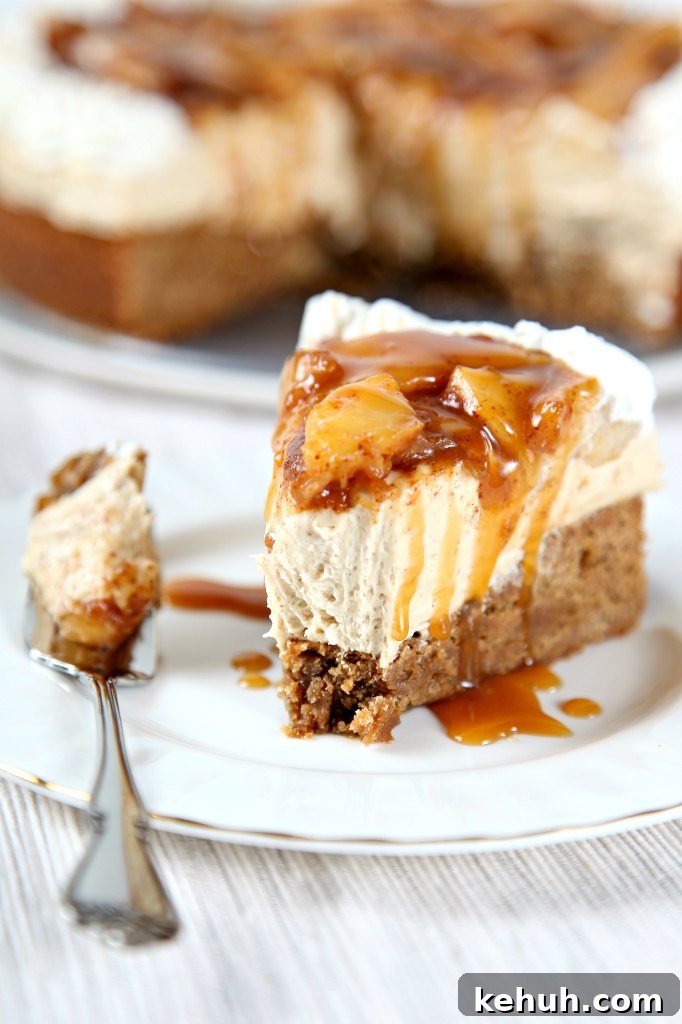 Caramel Apple Cheesecake