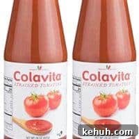 Portofino Colavita Italian Passata Strained Tomatoes, 48 Ounce