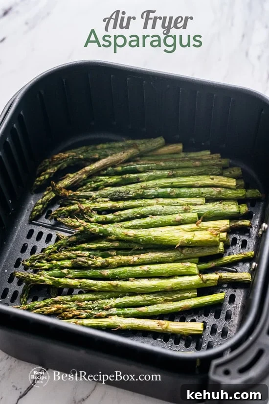 Air Fryer Asparagus | @bestrecipebox