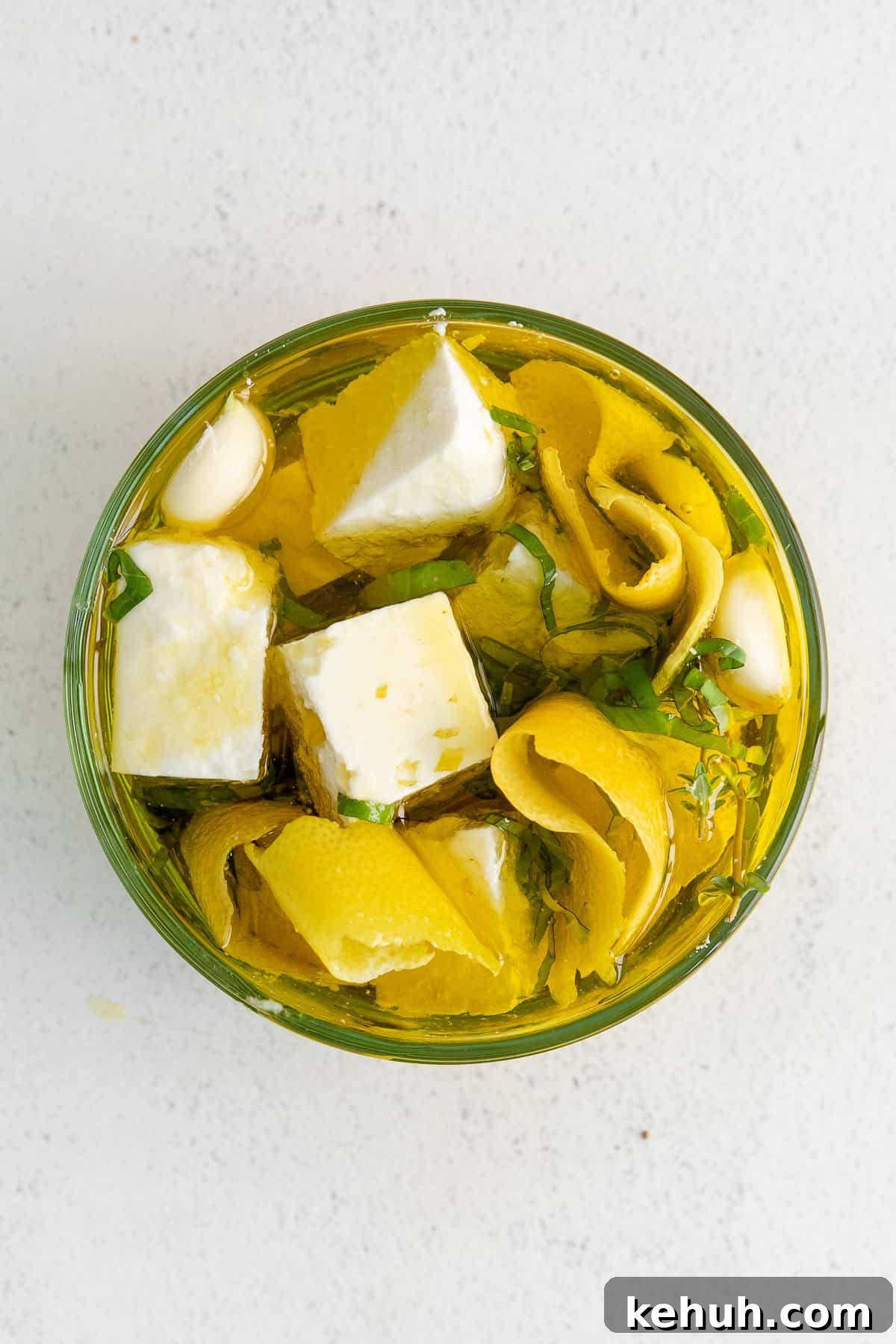 Marinated Feta in a Jar.