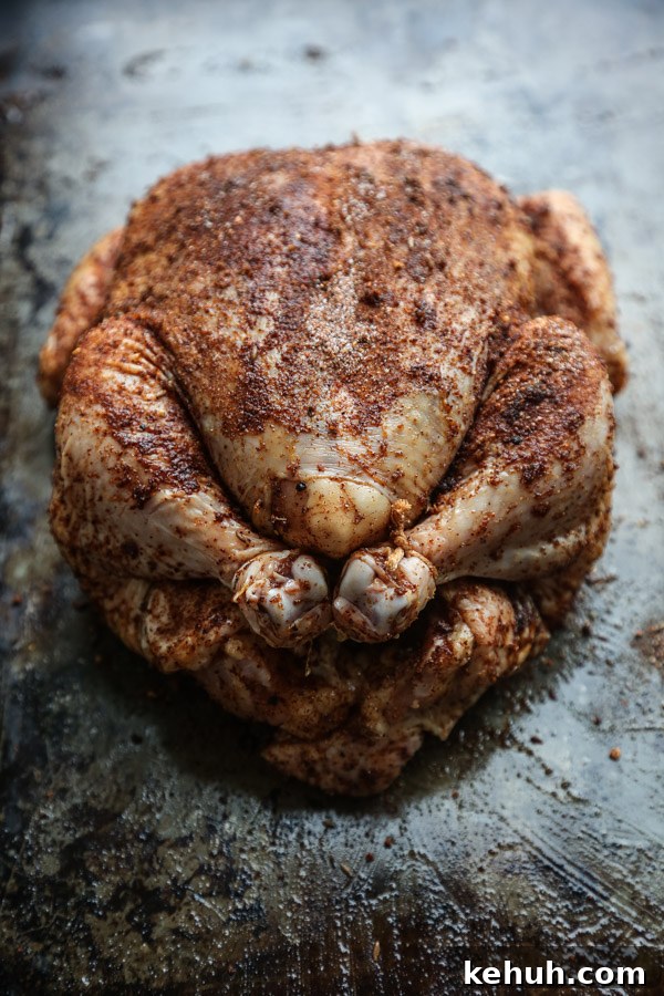 Crispy Oven-Roasted Rotisserie-Style Chicken (Gluten-Free) 5 Magic At-Home Rotisserie Chicken Recipe with Smoky Seasoning Rub