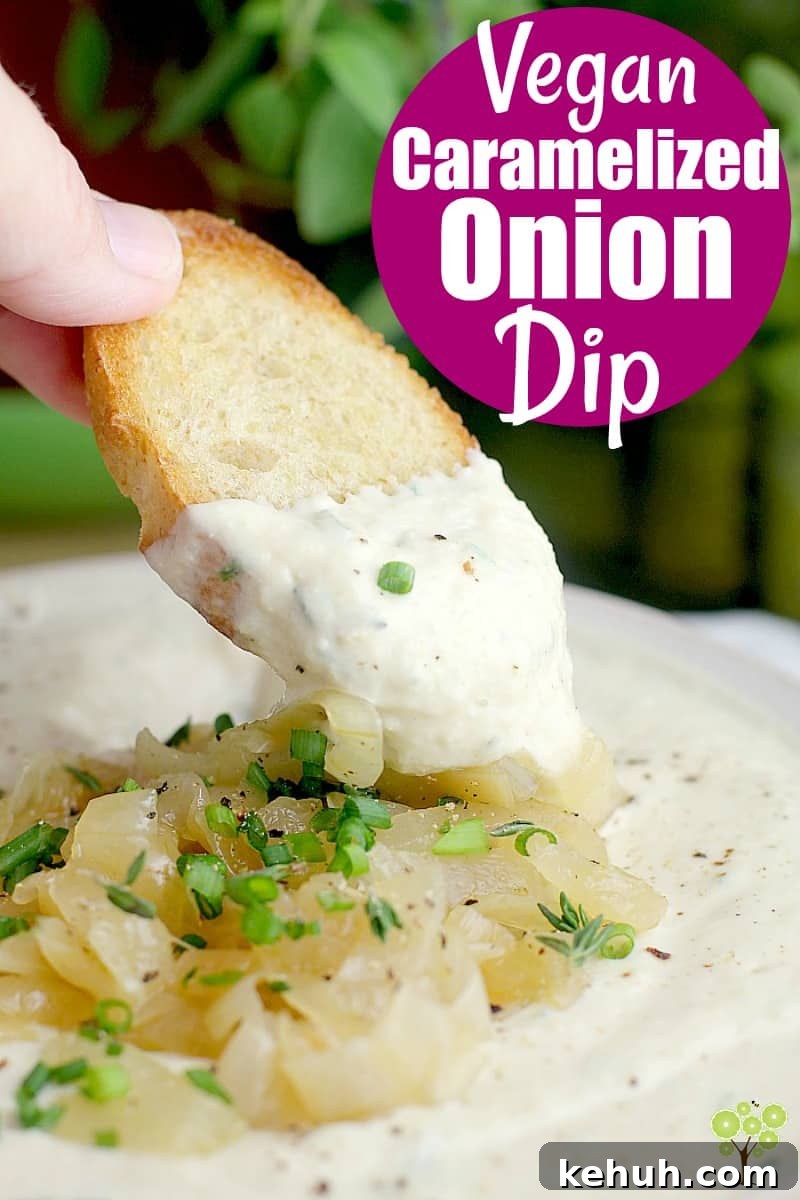 Vegan Caramelized Onion Dip
