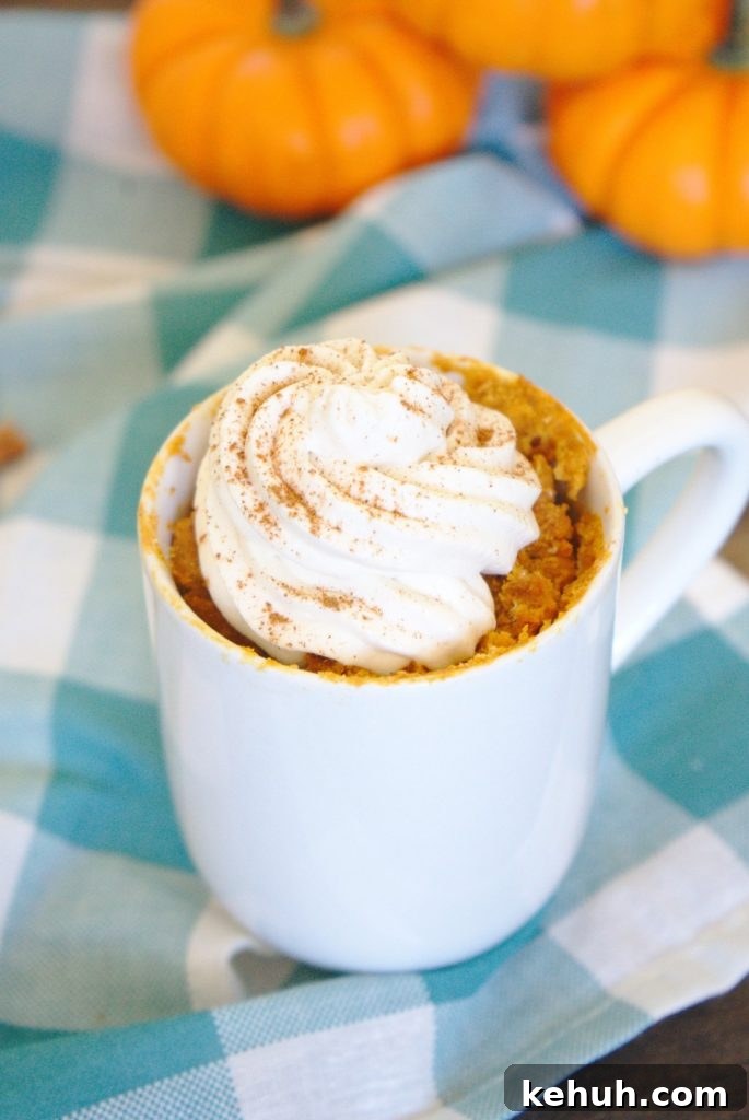 Pumpkin Mug Cake