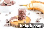 frozen banana bites