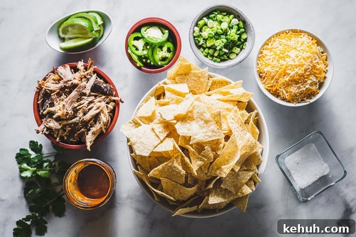 pulled pork nachos ingredients