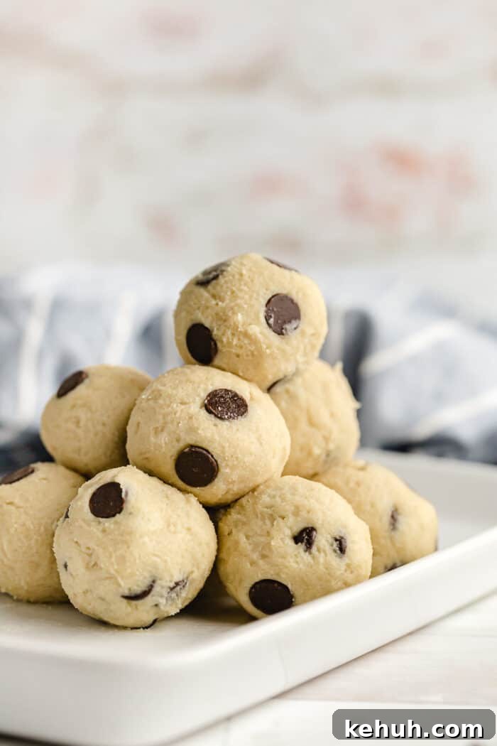 Keto 4th of July Recipes for Your Patriotic Cookout 77 low carb gluten free keto cookie dough with chocolate chips on serving dish