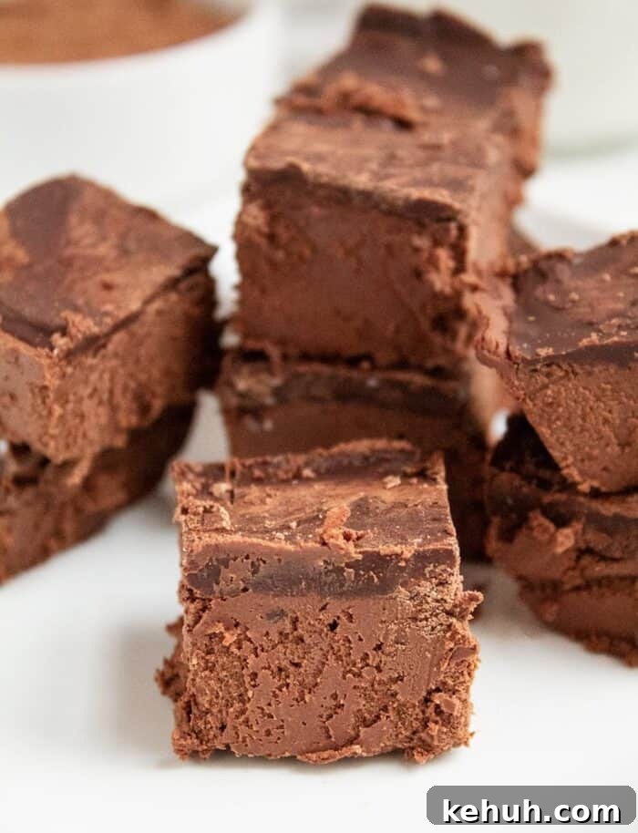 Keto 4th of July Recipes for Your Patriotic Cookout 79 keto chocolate dessert on a white plate