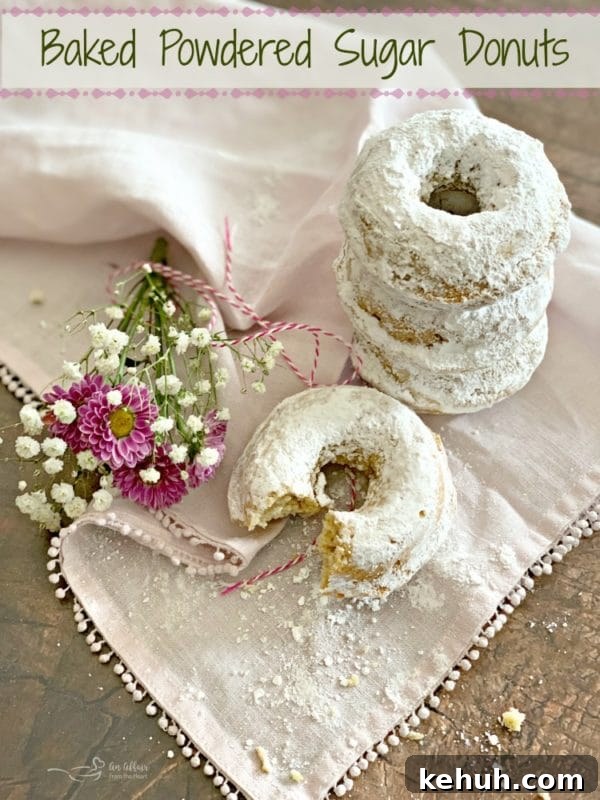 How to Make Classic Powdered Sugar Donuts at Home 11 Baked Powdered Sugar Donuts hero