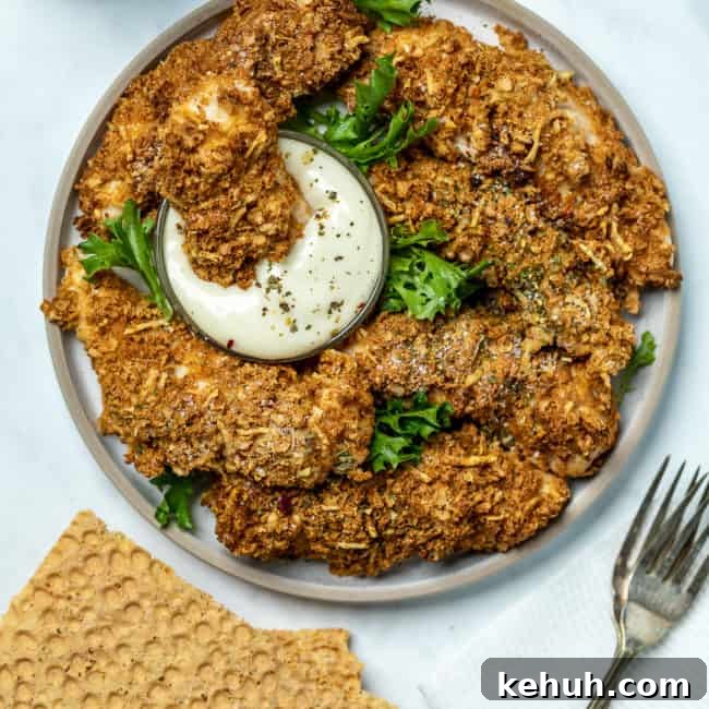 Crispy Keto Air Fryer Chicken Tenders Recipe 5 img 158602 4
