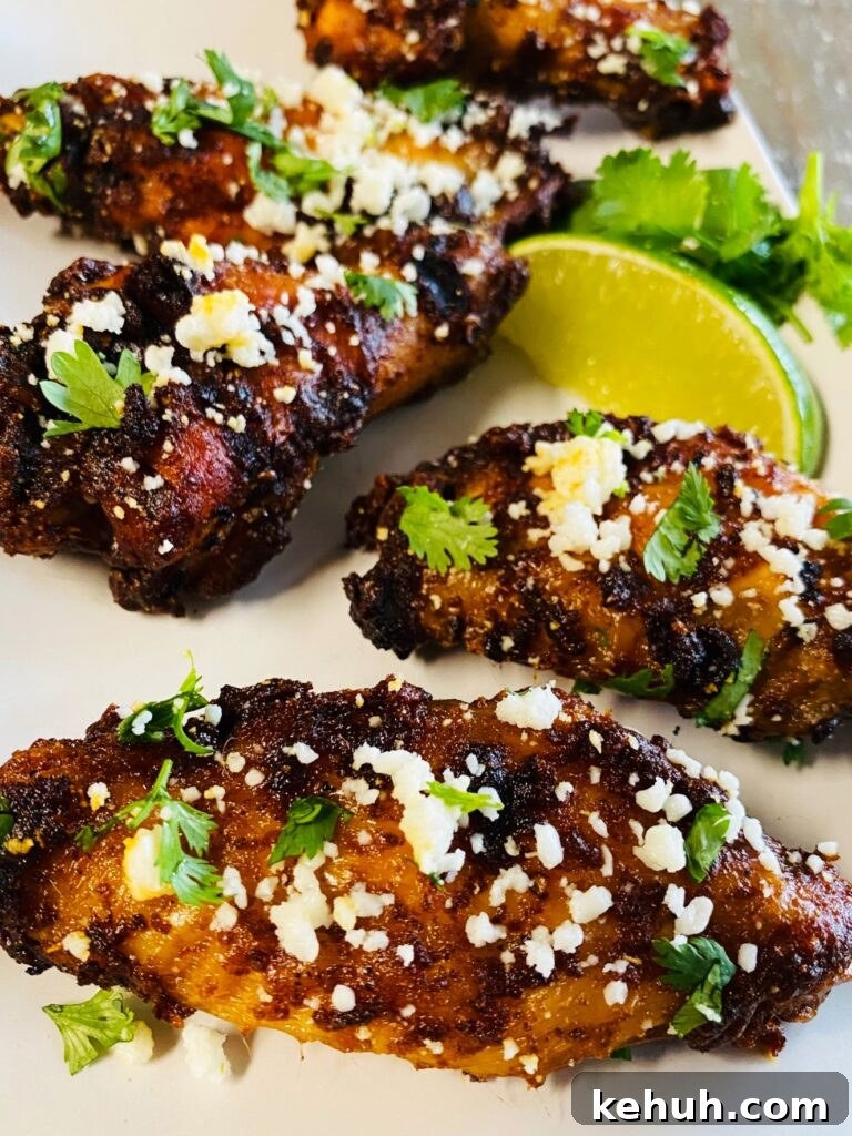 Smoked Mexican Chicken Wings