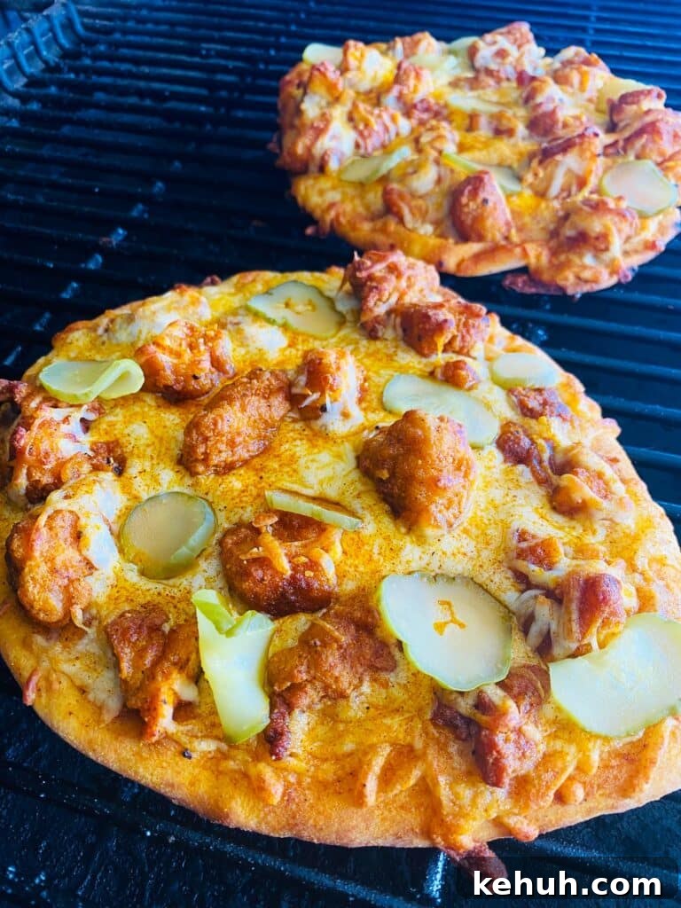 Traeger Nashville Hot Chicken Flatbreads