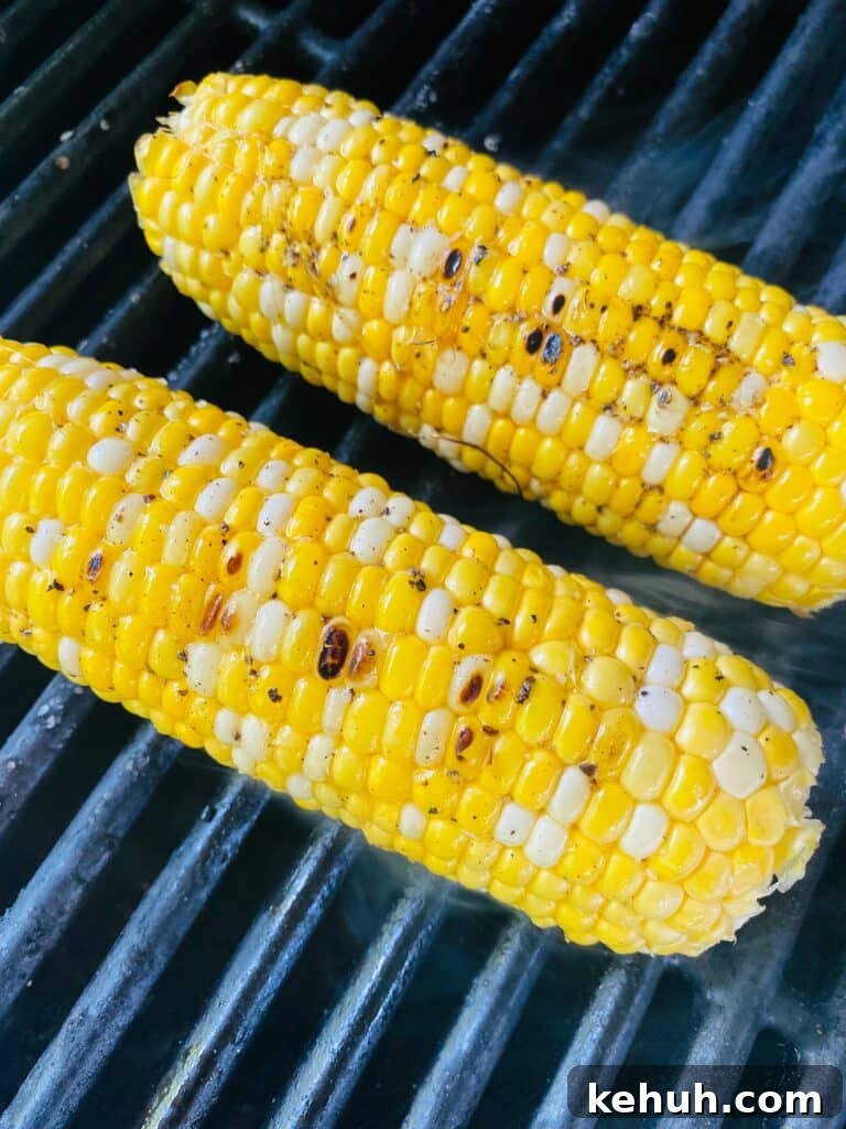 grilled corn