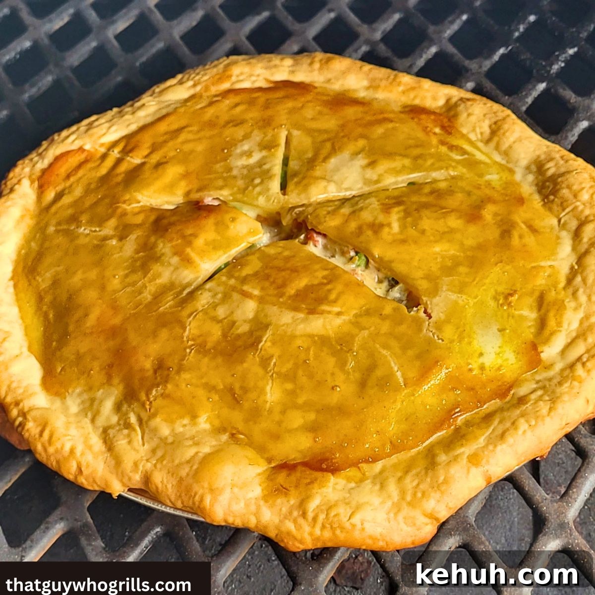 Smoked Ham Pot Pie: Savory Southern Comfort Recipe 2 Smoked Ham Pot Pie Golden Brown from smoking in pitboss Pellet grill